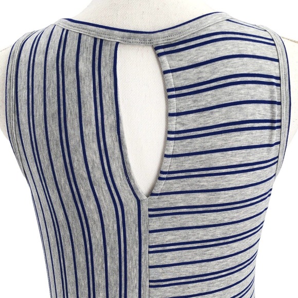 Cabi NWOT Womens Size XS Pullover Striped Keyhole Ticker Tank Top Stretch Knit - Picture 3 of 8